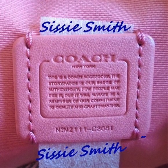 Mini Dempsey Camera Bag with Garden Plaid Print & Coach Patch - Picture 6 of 15